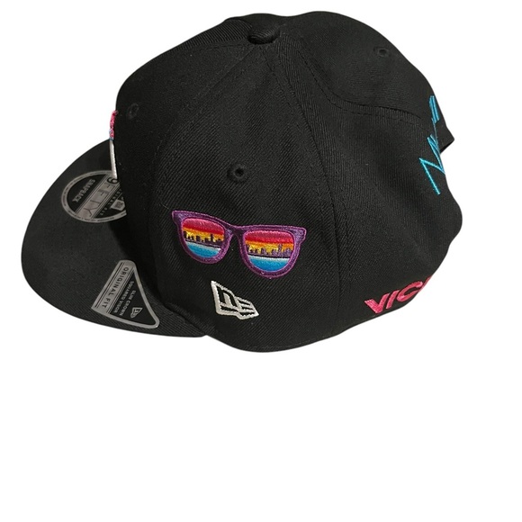 Miami Heat Vice NBA Snapback Hat New Era 9Fifty 305 Graphic Print 2006 2… - Picture 3 of 9
